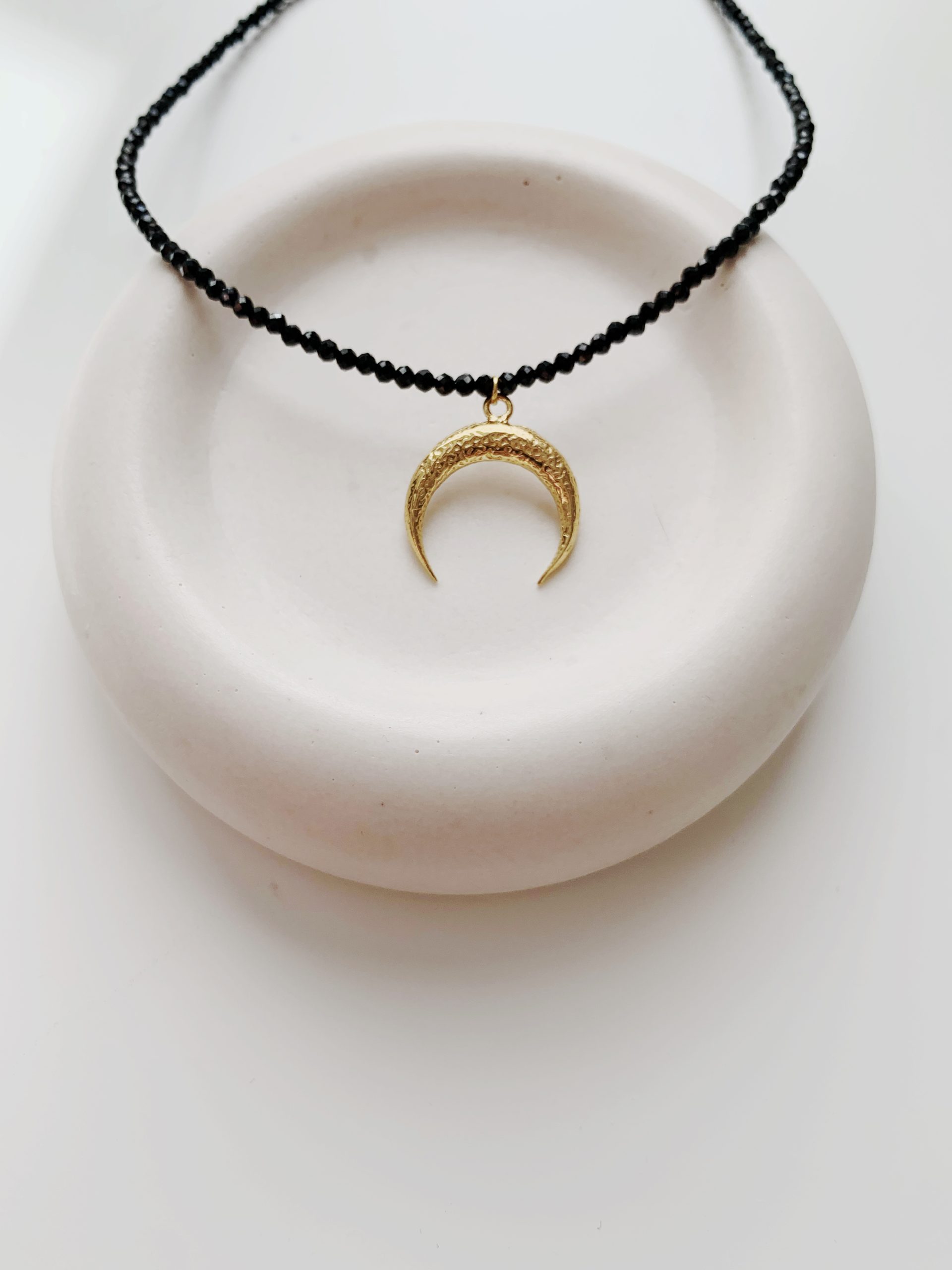 Choker Black Moon (złoto/srebro)