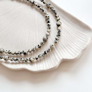 Choker Jasper (srebro/złoto)