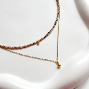 Choker DUO Beige