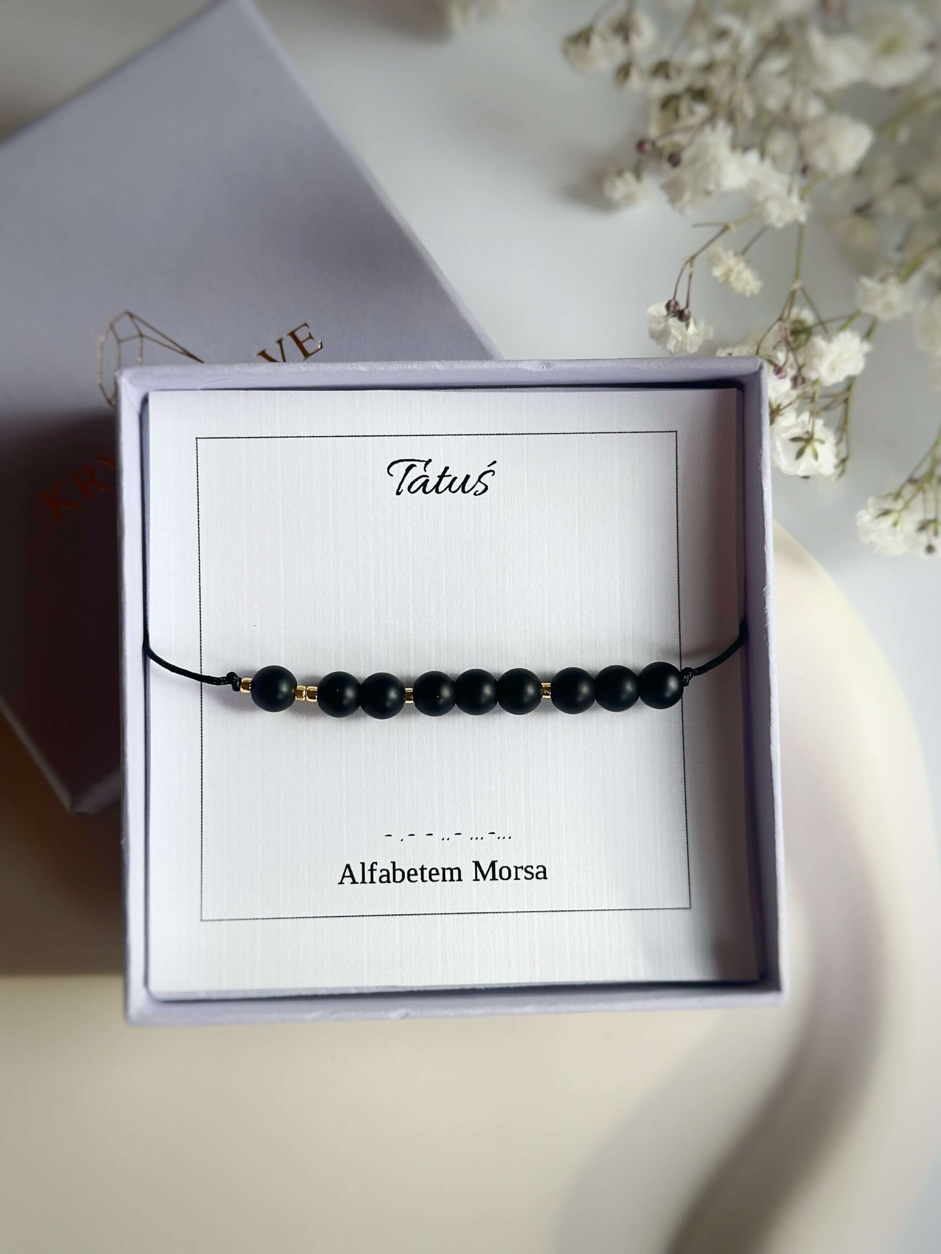 Bransoletka dla Taty - Alfabet Morse'a