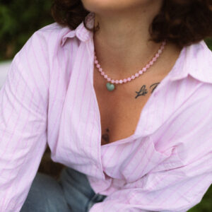 Choker Piwonia